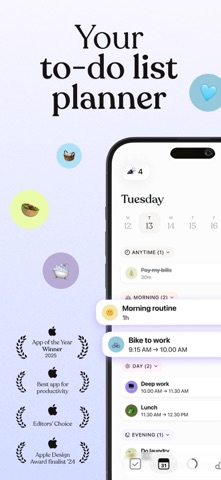 Tiimo App Store screenshot 1, captured September 2026