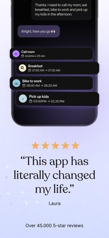 Tiimo App Store screenshot 2, captured September 2026