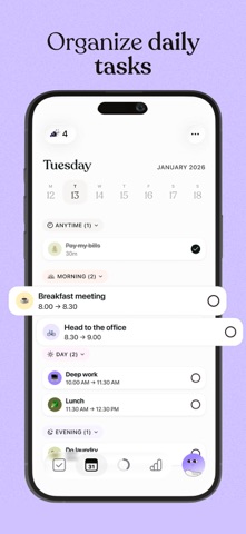 Tiimo App Store screenshot 3, captured September 2026